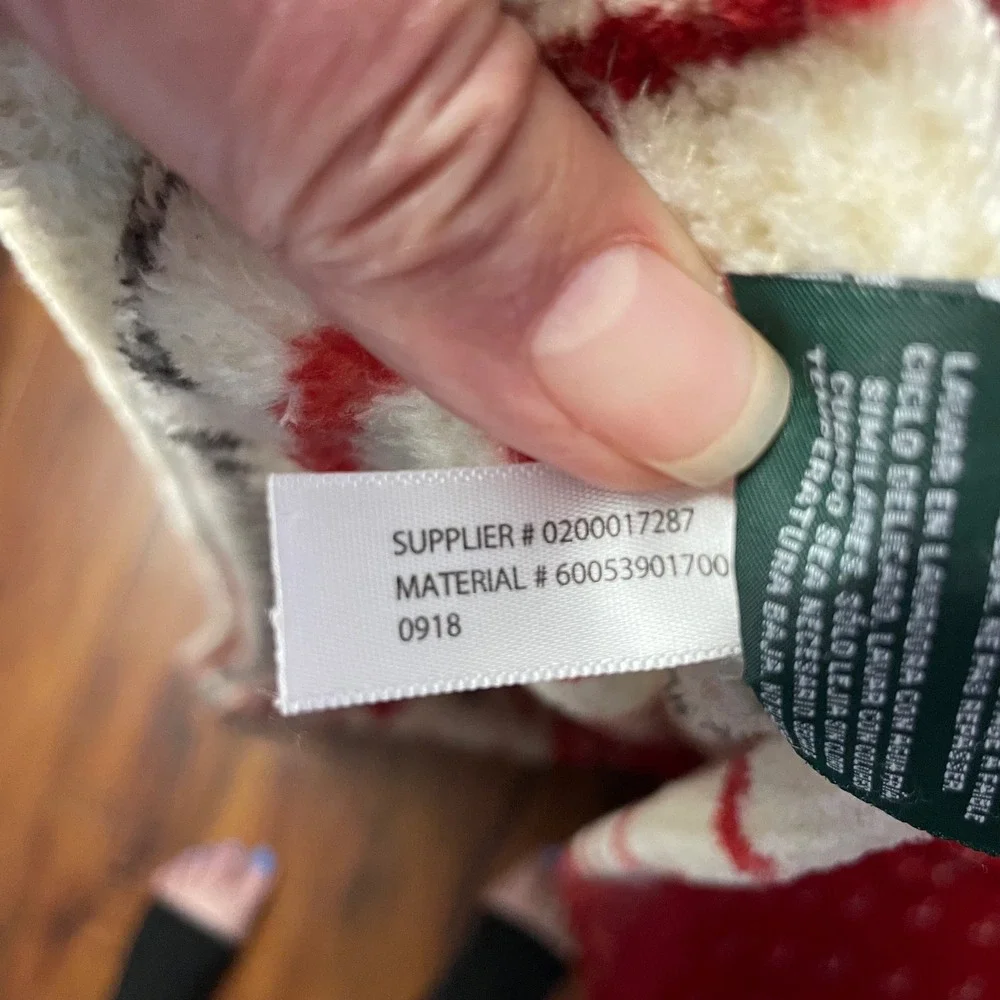 Lauren Ralph Lauren Fair Isle Throw Blanket 57x67 Red Nordic Holiday Fleece